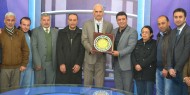 مفوضية الإعلام تقدم التهنئة للجنة إدارة إذاعة وتلفزيون فلسطين بغزة