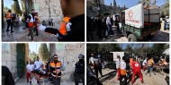 الاحتلال ينكل بالمصلين في المسجد القبلي وينفذ حملة اعتقالات واسعة في صفوفهم
