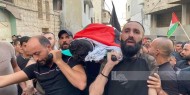 تشييع جثمان الشهيد الطفل محمود سمودي في بلدة اليامون