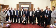 الرئيس يستقبل أمناء سر أقاليم حركة "فتح" في المحافظات الشمالية
