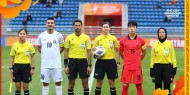 الفلسطينية هبة سعدية تشارك بتحكيم مباراة في كأس آسيا للشباب