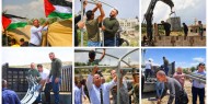 "مقاومة الجدار" وأهالي بيت تعمر يعيدون بناء مدرسة الصمود والتحدي "5"