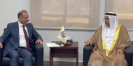 السفير العكلوك يطلع رئيس البرلمان العربي على آخر التطورات السياسية بفلسطين