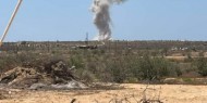 بدو سيناء يحرقون شاحنات بضائع تنديدا بالمحازر الاسرائيلية في غزة