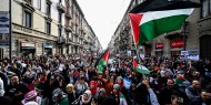 مسيرتان في روما وميلانو رفضا للعدوان الإسرائيلي على قطاع غزة