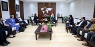 اشتية يستقبل وزيرة الخارجية الألمانية بحضور عدد من ذوي الشهداء