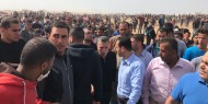 الأخ ابو ماهرحلس يتفقد نشطاء مسيرة العودة شرق غزة