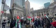 تظاهرة حاشدة في شيكاغو تنديدا بالاعتداءات الاسرائيلية على شعبنا